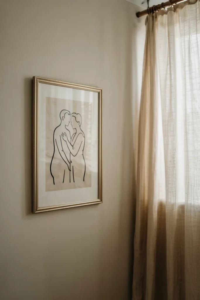 Custom couple illustration Valentine gift