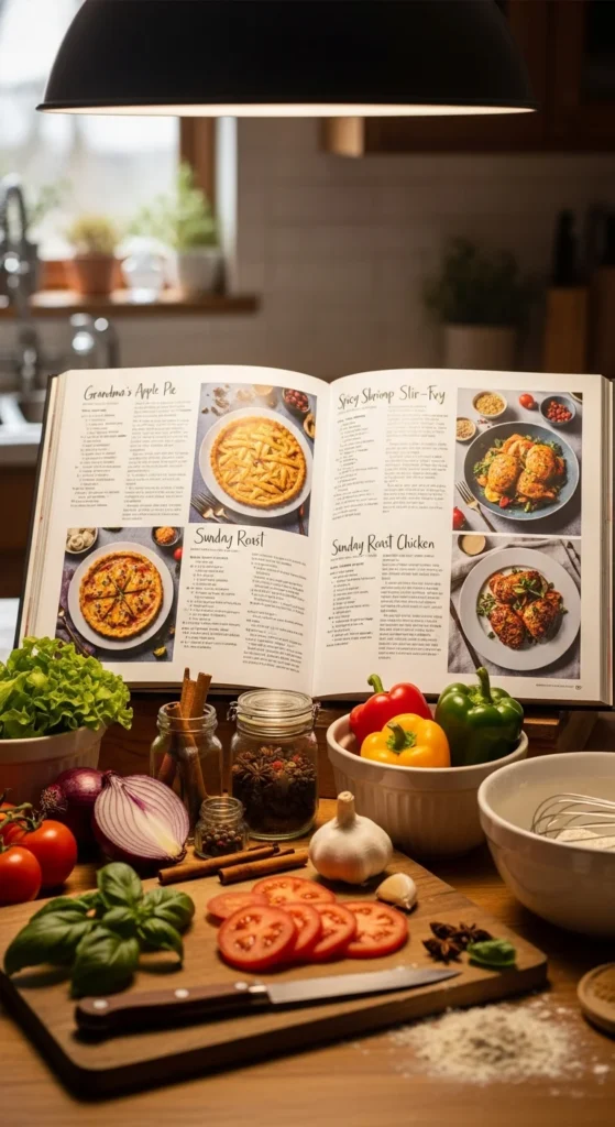 Custom recipe book graduation