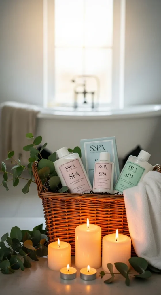 Custom spa bridesmaid gift