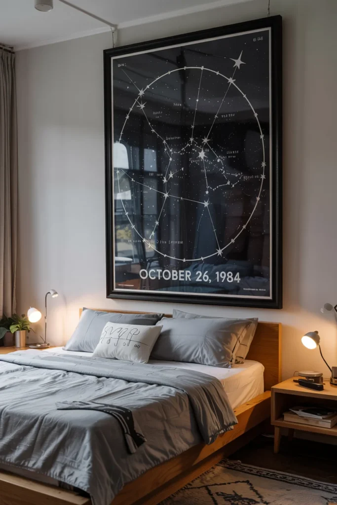 Custom star map romantic Valentine gift