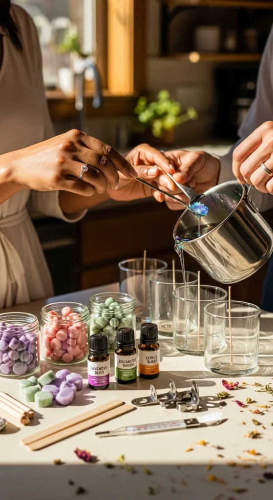 DIY candle kit Valentine gift girlfriend