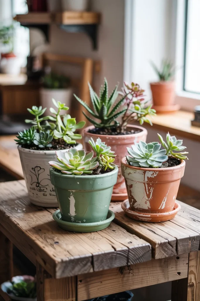 DIY wall planter art