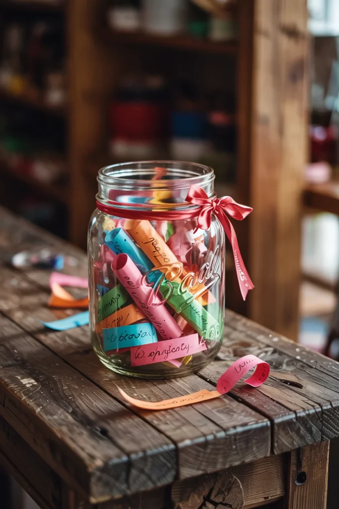 Date night jar Valentine gift ideas