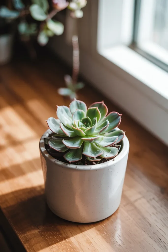 Desk succulent coworker gift