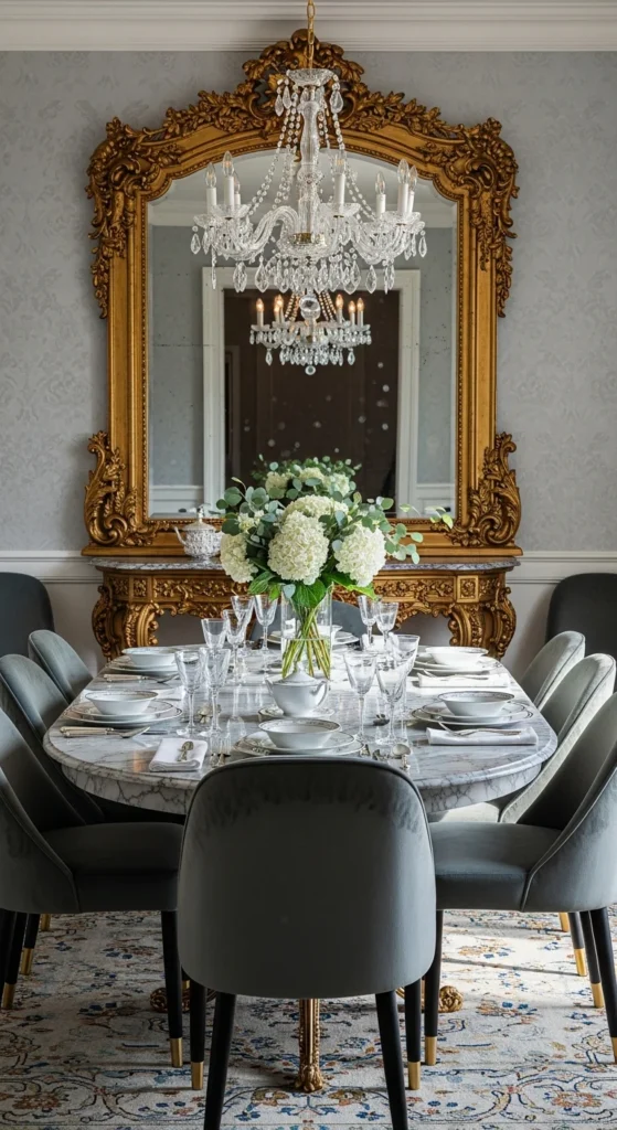 Dining room wall mirrors