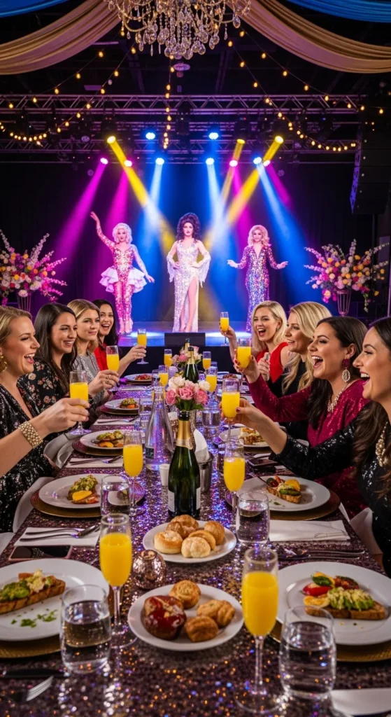 Drag brunch Galentine's celebration