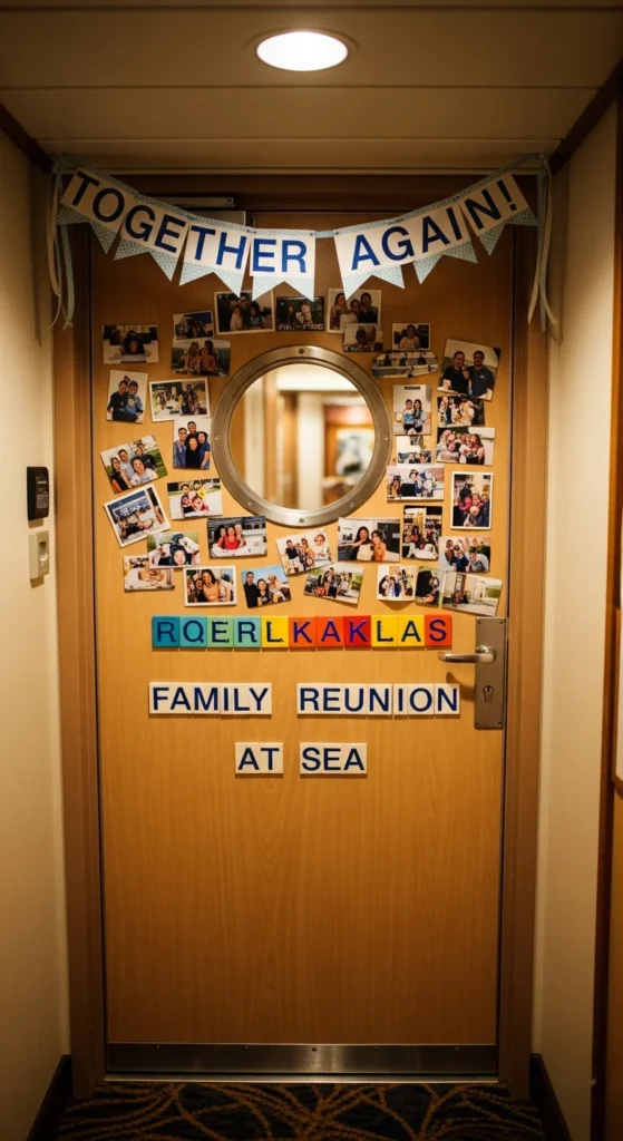 Family reunion cruise decorations