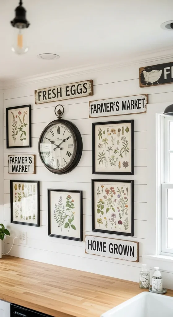 Farmhouse kitchen wall art