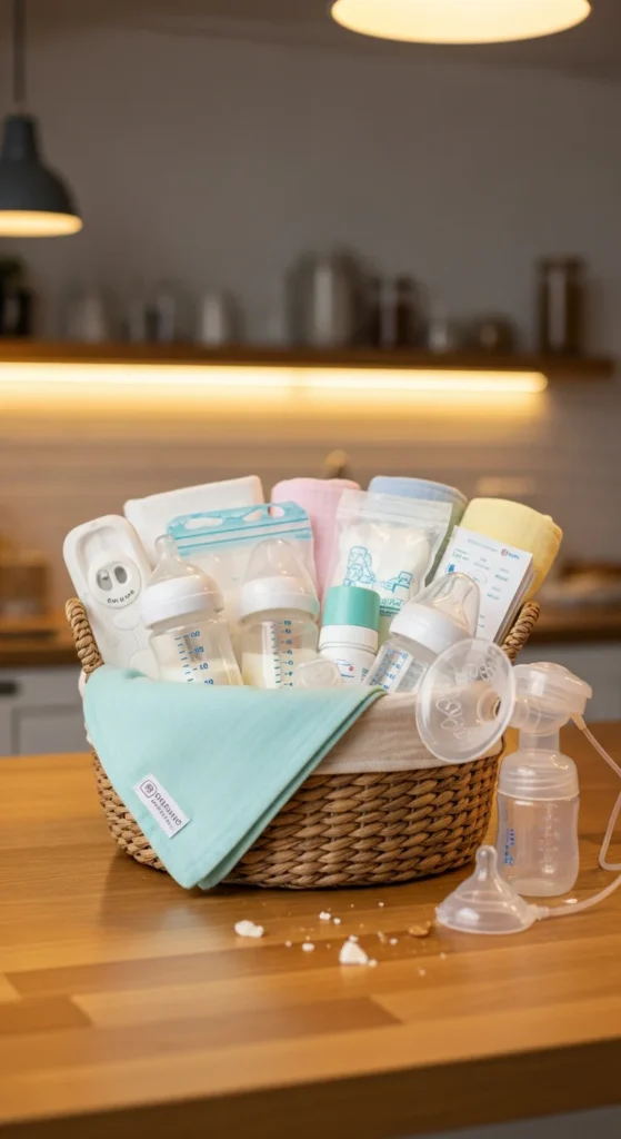 Feeding time gift basket