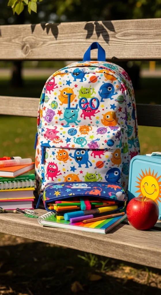 First grade personalized backpack