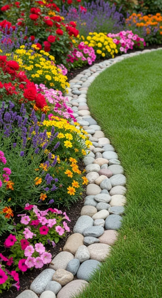 Garden edging decoration ideas