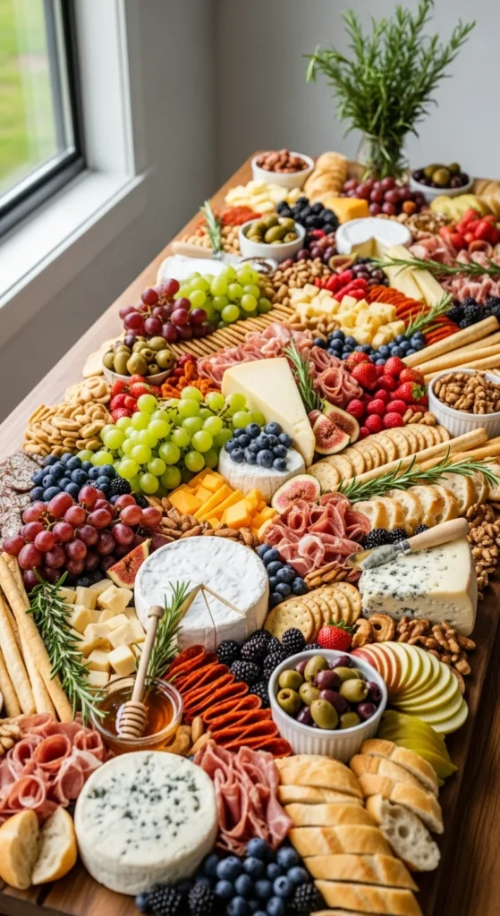 Graduation party grazing table