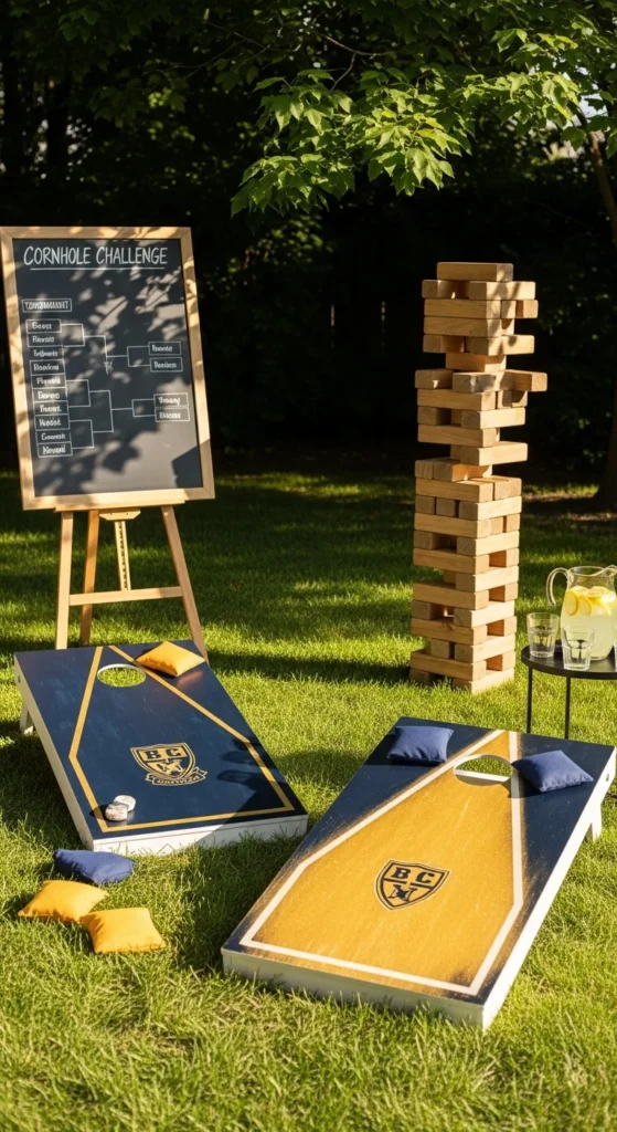 Graduation party lawn games