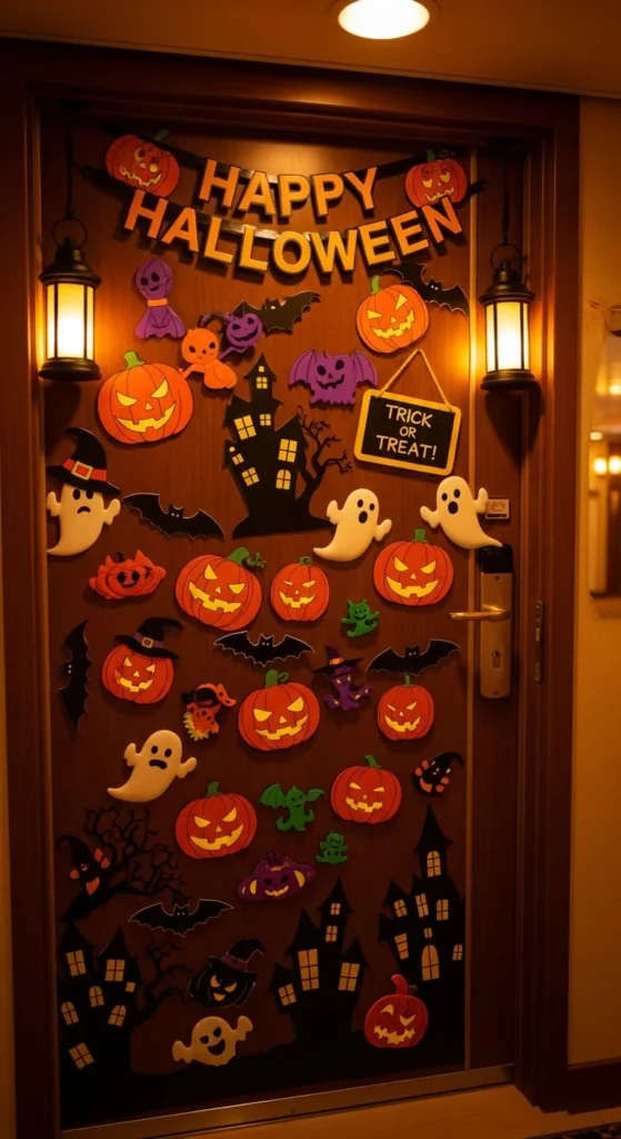 Halloween cruise door decorations