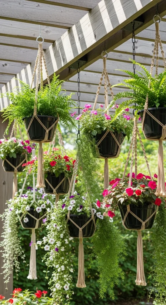 Hanging container garden ideas