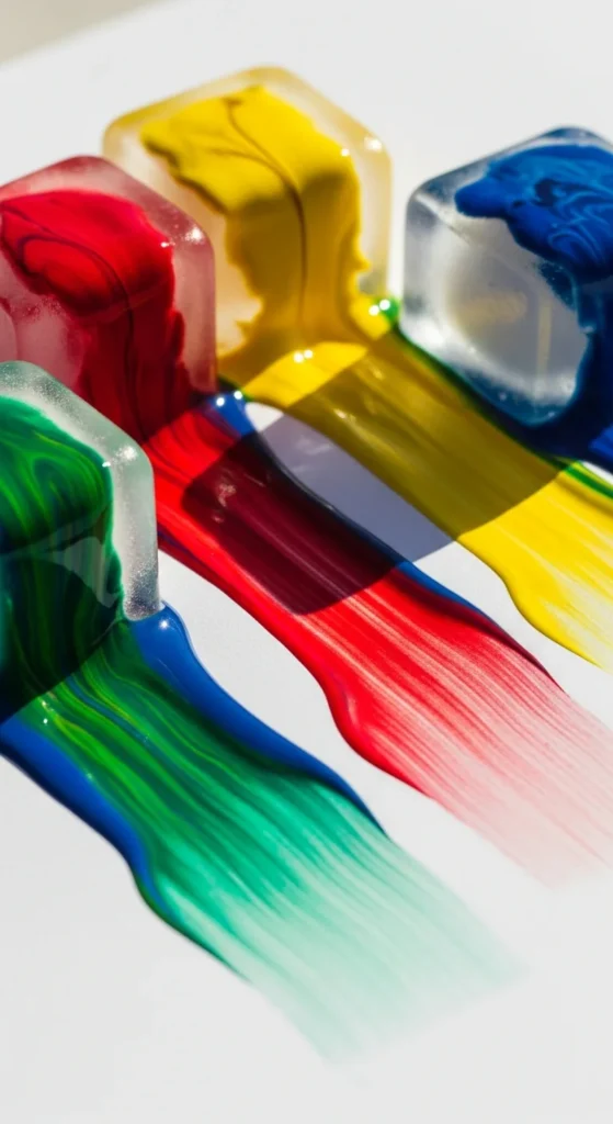 Ice cube painting craft