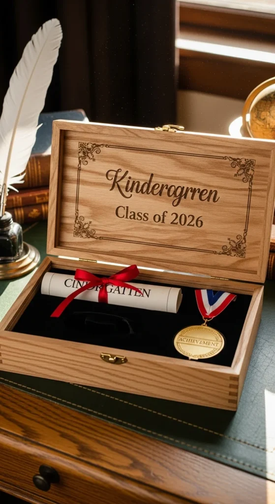 Kindergarten graduation keepsake box