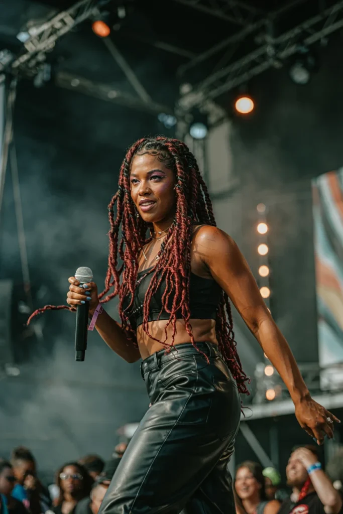 Kinky twist crochet two-tone