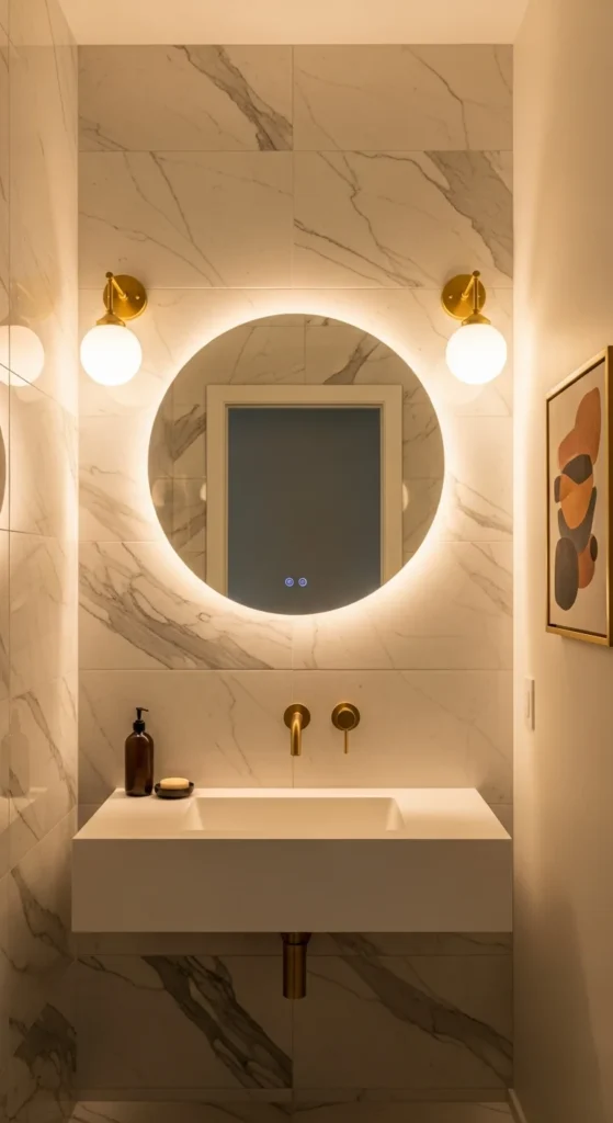 Layered Lighting for That Spa Glow