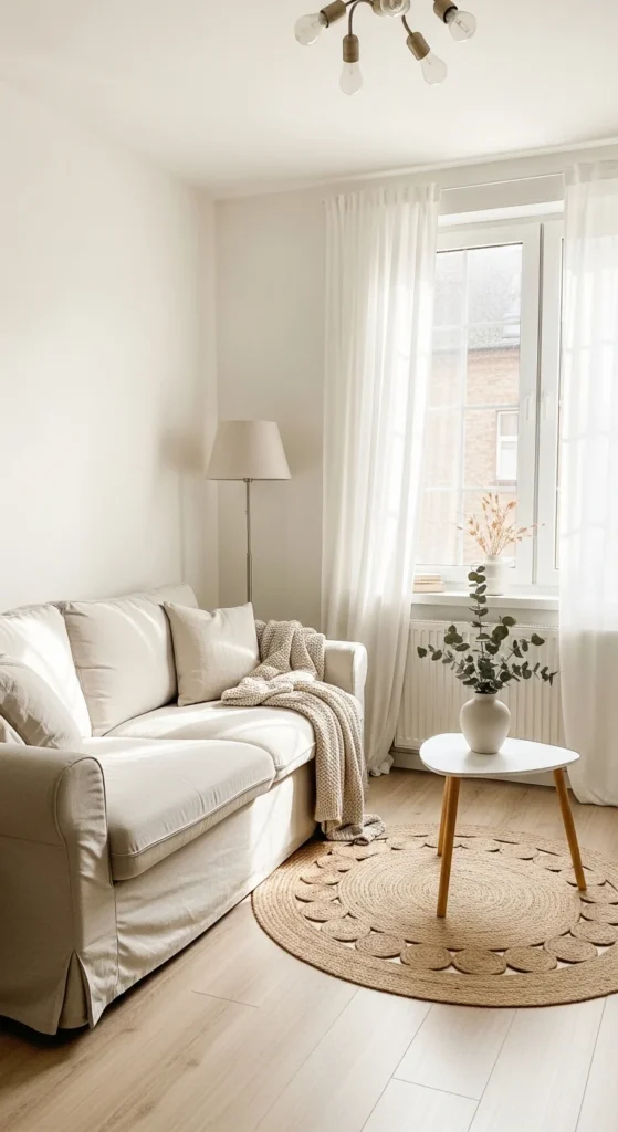 Light colors small studio