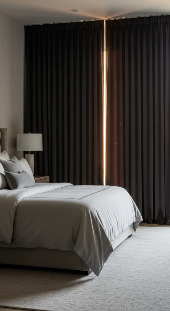 Luxe blackout curtains bedroom