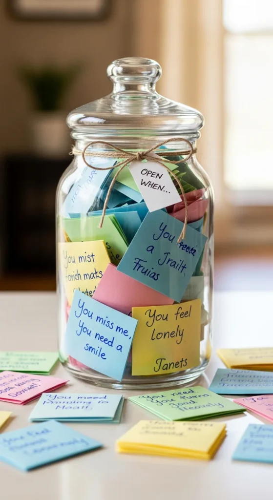 Memory jar 80th birthday gift idea