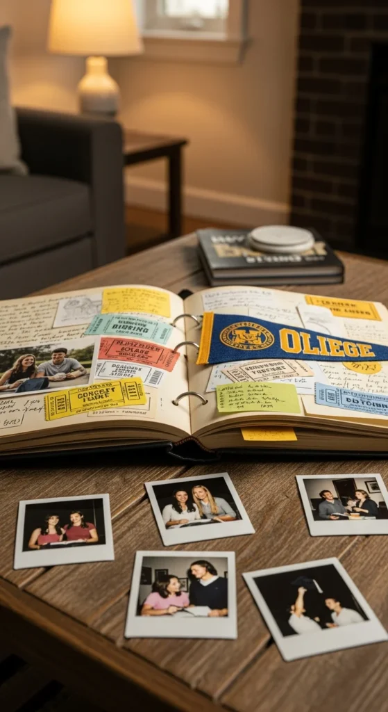 Memory scrapbook graduation gift