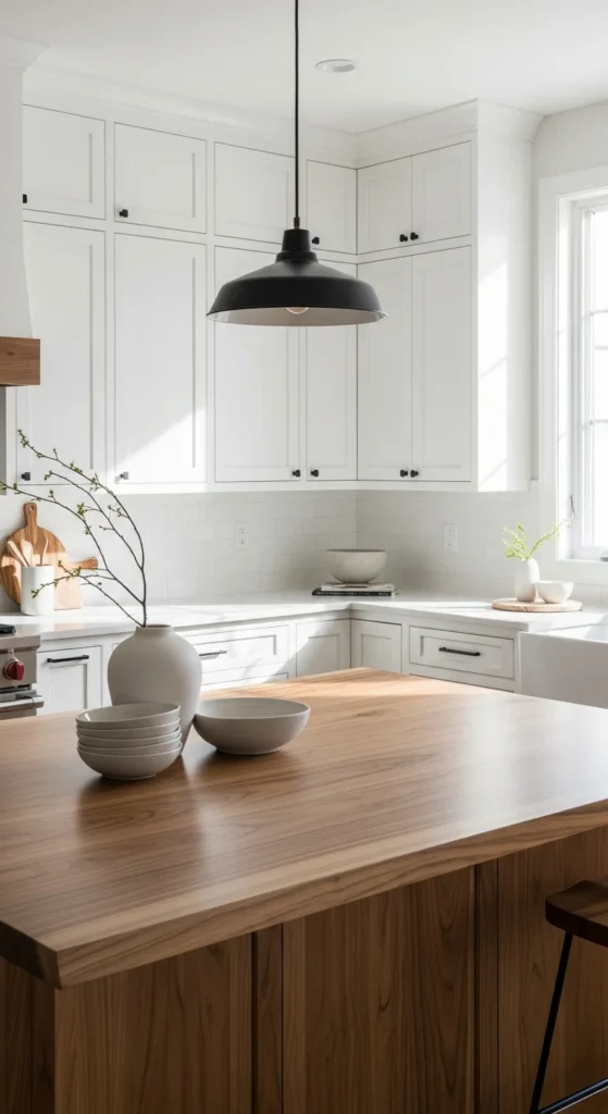 Modern farmhouse kitchen design