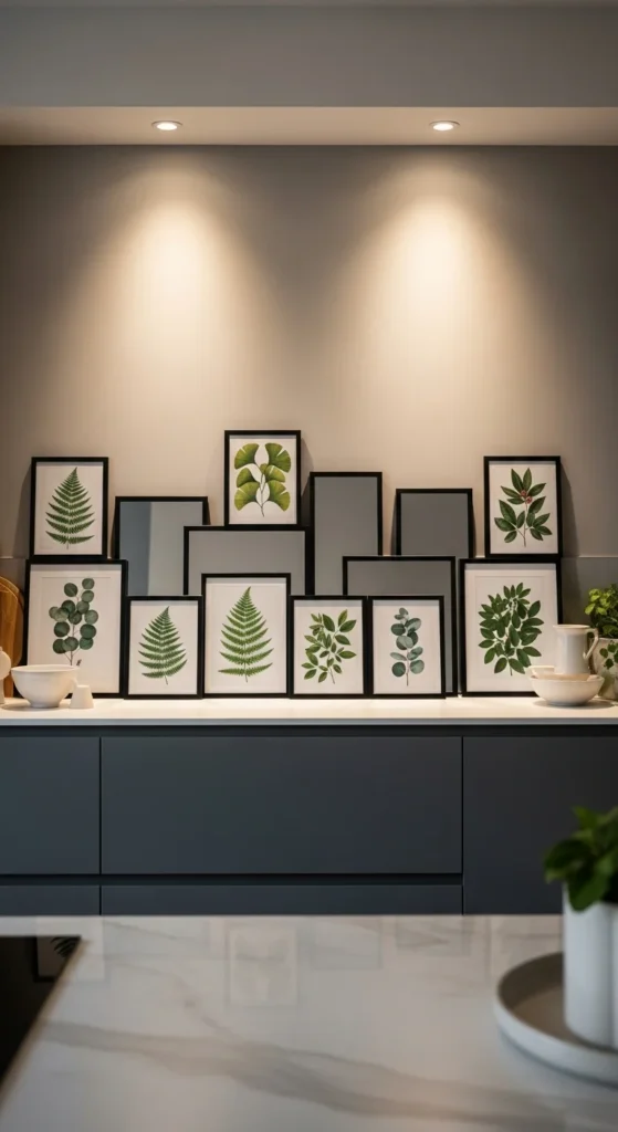 Monochromatic Gallery Wall Extension