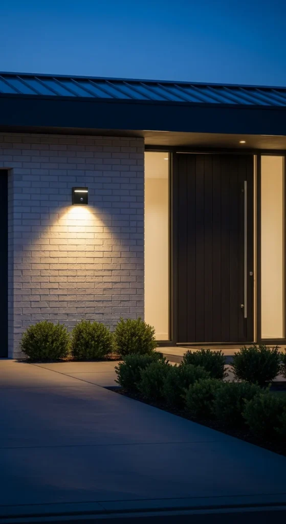 Motion sensor porch lights