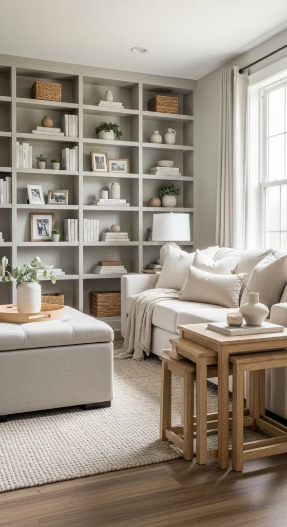 Multi-functional living room furniture