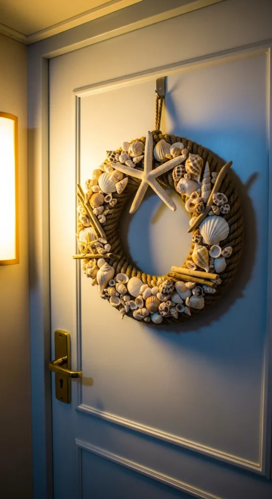 Nautical cruise door wreath