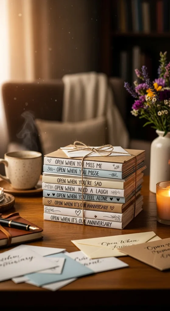 Open when letters Valentine gift
