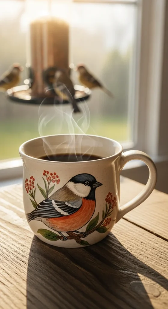 Ornithology gifts bird mug