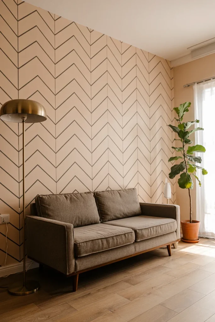 Peel and stick wallpaper