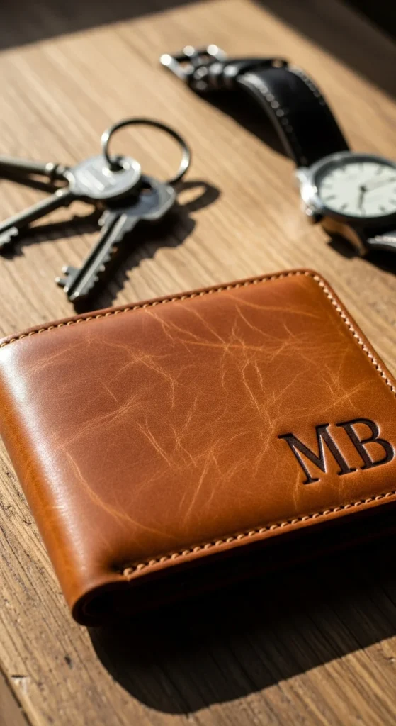 Personalized Leather Wallet