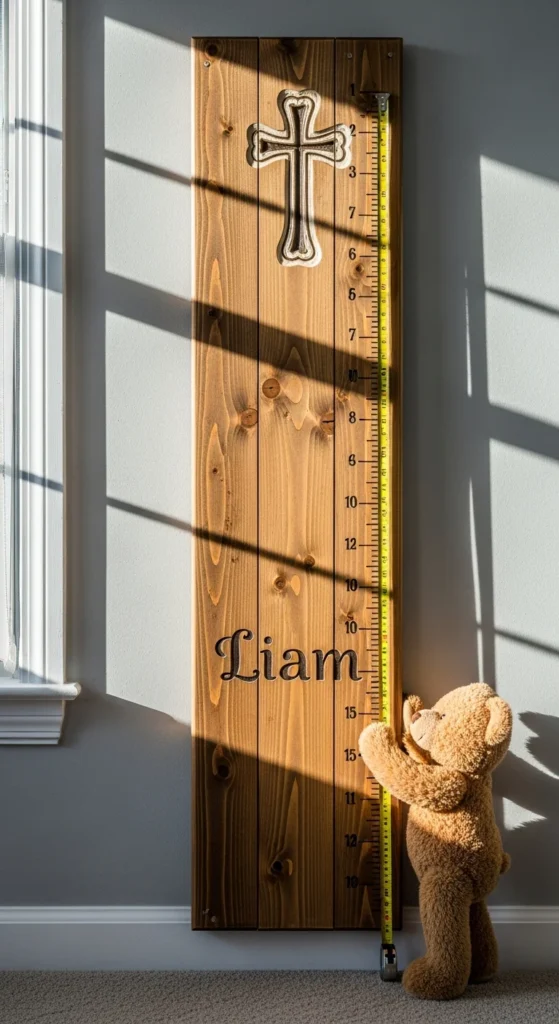 Personalized baptism growth chart