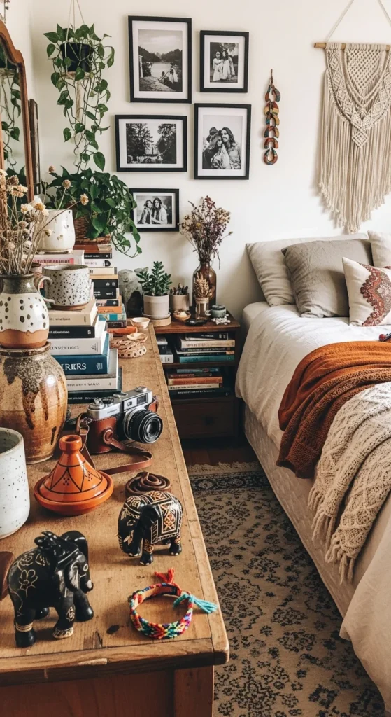 Personalized boho bedroom decor