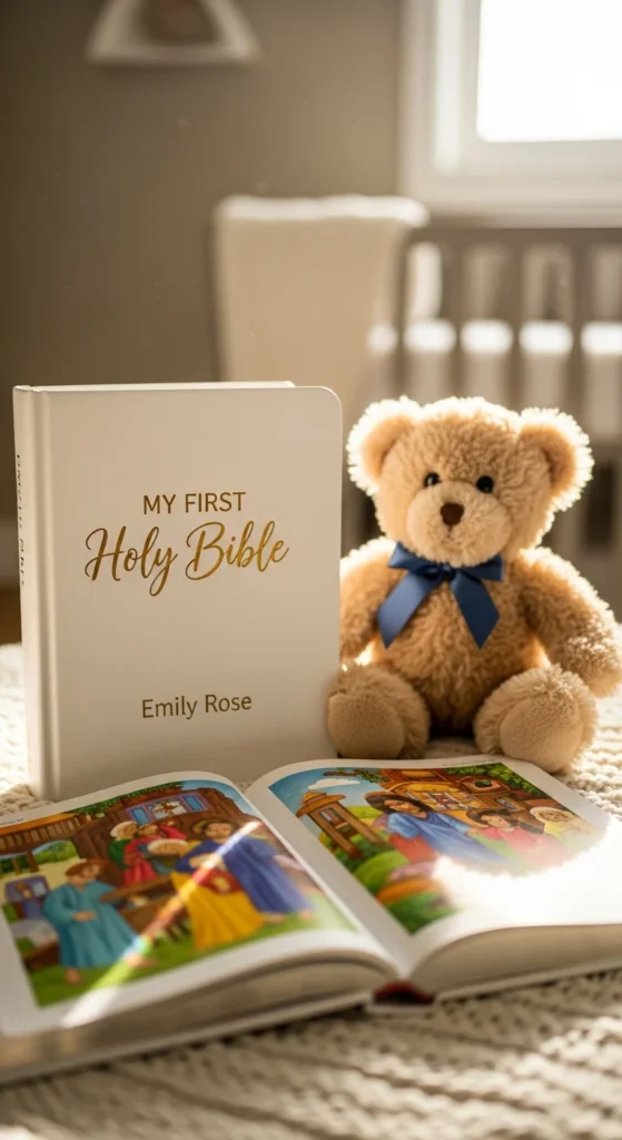 Personalized children's baptism Bible