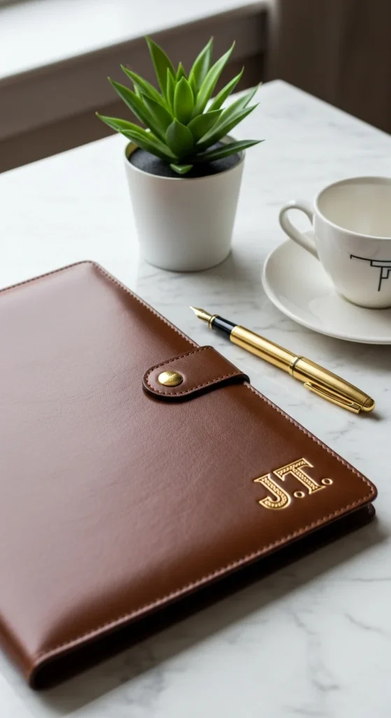 Personalized graduation portfolio gift