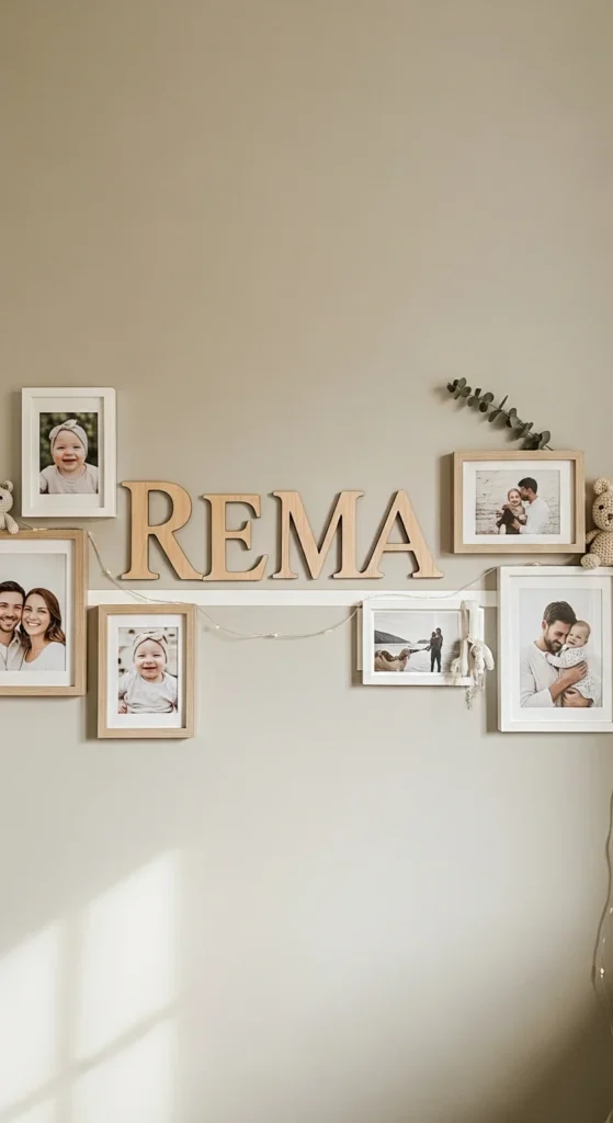 Personalized nursery name decor