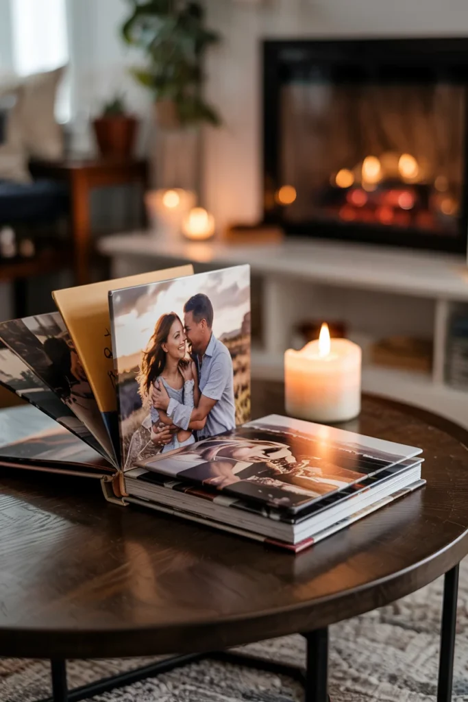 Personalized photo book Valentine gift