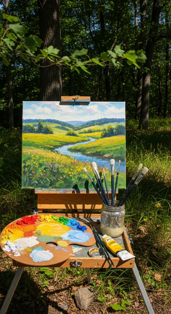 Plein air easel gift