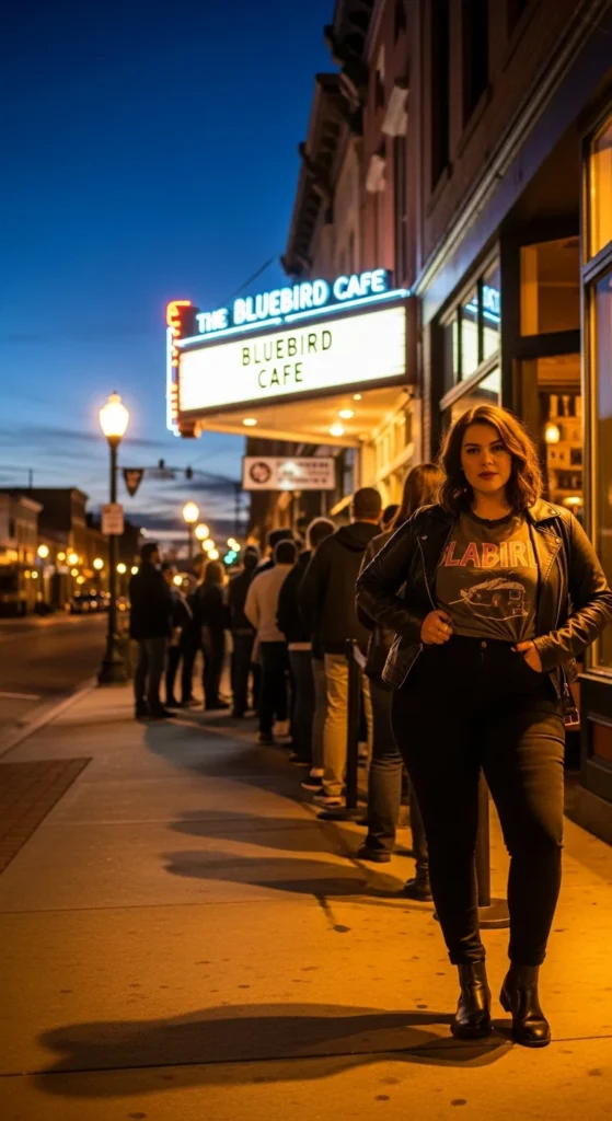 Plus size Nashville concert outfit