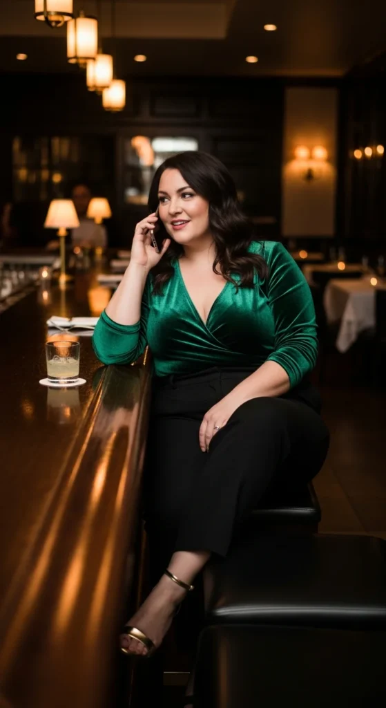 Plus size Nashville evening outfit