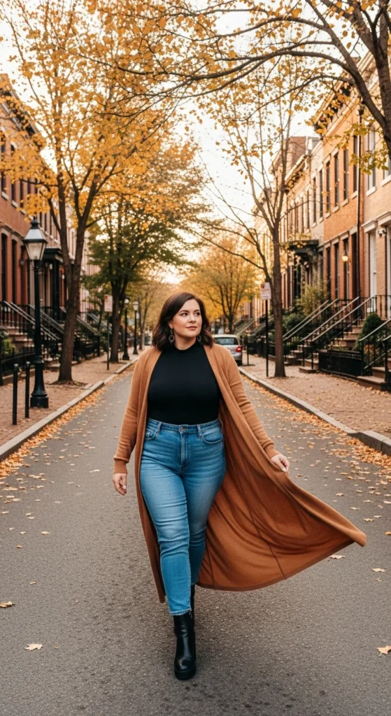 Plus size Nashville layered outfit