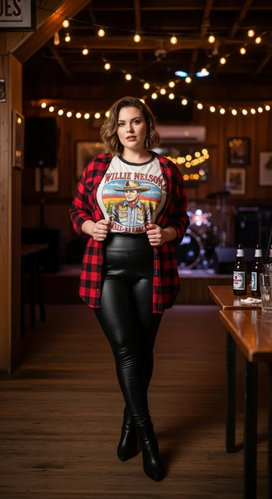 Plus size honky tonk outfit
