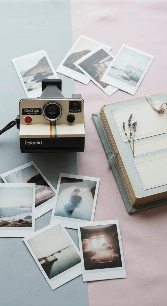 Polaroid camera Valentine gift girlfriend