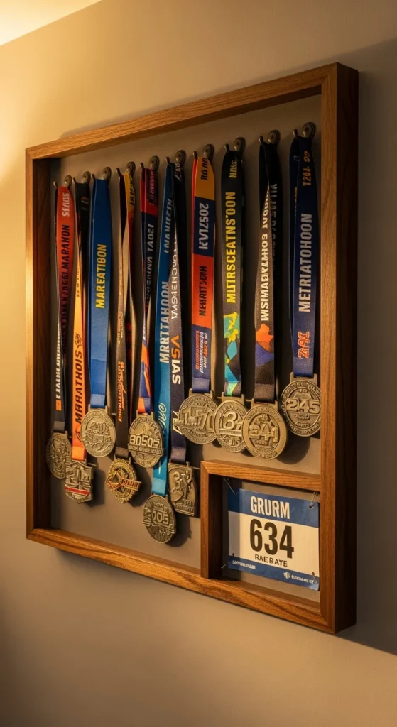 Race bib display gift