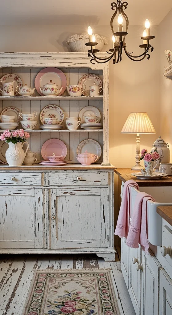 Shabby chic kitchen decor